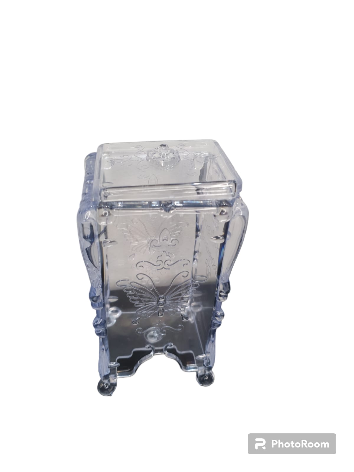 Porta Wipes, Algodonero Organizador acrilico con tapa MV